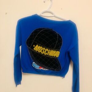 Authentic Moschino Blue Tweety Bird Sweater size 2